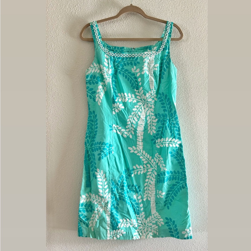 Lilly Pulitzer Tropical Print Sleeveless Dress